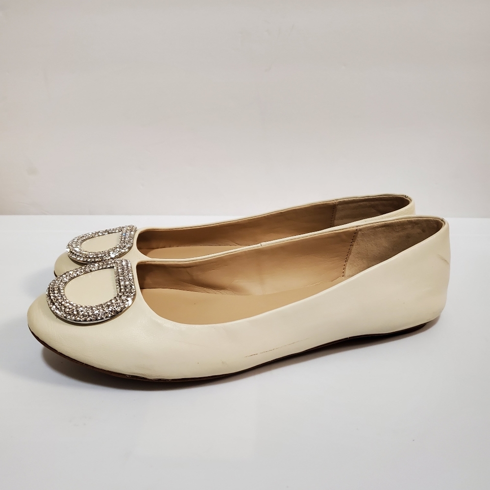 Karl lagerfeld Paris women leather flats, 8.5M